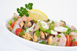 Delikater, mediterraner Meeresfrüchtesalat