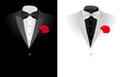 vector black business suit