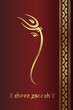 traditional Hindu wedding card, India