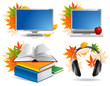 School icon set