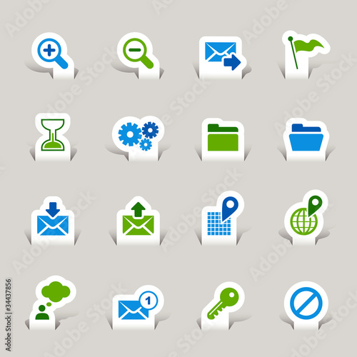 Vector: Papercut - Website and Internet Icons Papercut - Website and Internet Icons