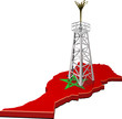 Oil Geyser in Kingdom of Morocco Oil Geyser in Kingdom of Morocco