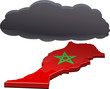 Black cloud over Kingdom of Morocco Black cloud over Kingdom of Morocco