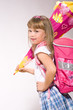 first grader girl