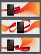 vector website headers, smart phone promotion banners vector website headers, smart phone promotion banners