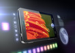 Mobile phone touch screen features