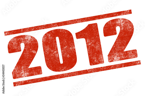 Illustration: 2012 stempel 2012 stempel