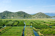 Agricultural area in Neretva river delta in Croatia