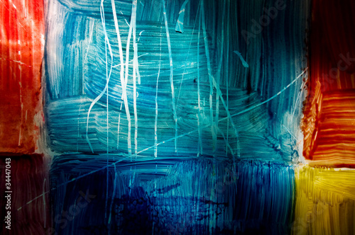 Photo: colorful abstraction of glass colorful abstraction of glass