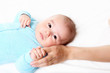 Portrait of an infant baby boy