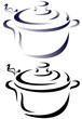 saucepan vector