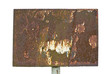 Verrostetes Blechschild