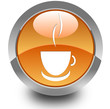 Coffeee glossy icon