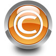 Copyright glossy icon