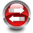 Data transfer glossy icon
