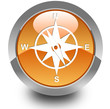 Compass glossy icon