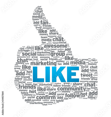 Illustration: Like - Thumb Up Like - Thumb Up