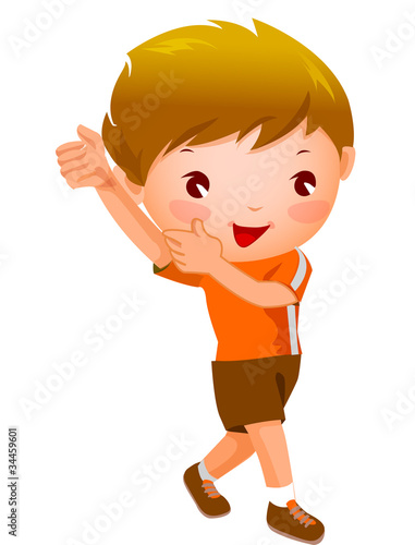 Vector: Portrait of boy Portrait of boy