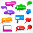 Colorful speech bubbles Colorful speech bubbles