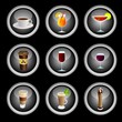 Vector: drinks icon set drinks icon set