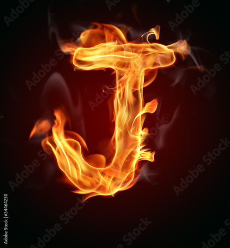 letter j fire