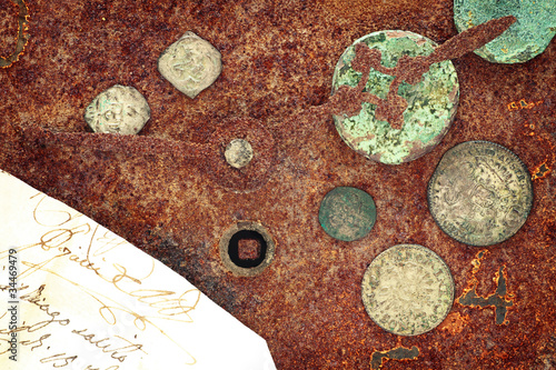 Photo: Ancient background Ancient background