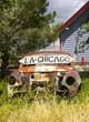 Abandoned car along US Route 66