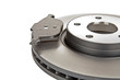 brake disk and one brake pad
