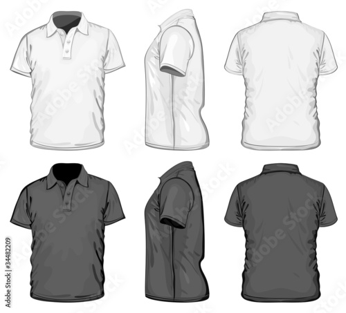 Freeshirt Vector on Vector  Vector  Men S Polo Shirt Design Template  No Mesh