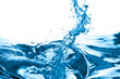 Blue water. Closeup. Macro shot Blue water. Closeup. Macro shot