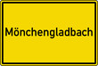 Mönchengladbach Ortstafel Ortseingang Schild Verkehrszeichen