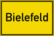 Bielefeld Ortstafel Ortseingang Schild Verkehrszeichen