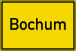 Bochum Ortstafel Ortseingang Schild Verkehrszeichen