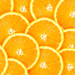 Abstract background with citrus-fruit of orange slices