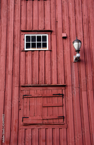 Photo: rotes Haus in Norwegen rotes Haus in Norwegen