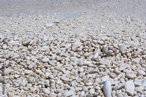 Photo: Beach pebbles background Beach pebbles background