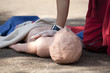 cpr practice on dummy