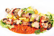 Foto: Shish kebab on skewers Shish kebab on skewers