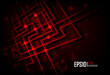 Red abstract glowing background