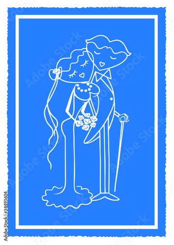Vector: ślub ślub
