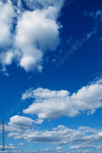 Photo: Cloudy blue sky Cloudy blue sky