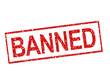 Rubber stamped "Banned"