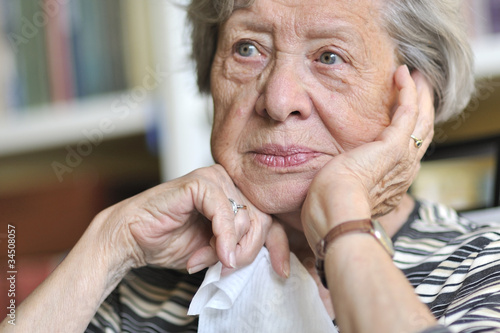 Photo: Sad Senior Woman XXXIX Sad Senior Woman XXXIX