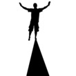 Vektor: slackline, slacken, klettersport slackline, slacken, klettersport