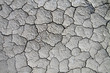 Dry cracked soil