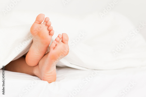 Photo: Feet in a bed Feet in a bed