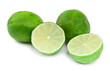 lime fruit on white