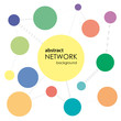 Abstract Network Background # Vector