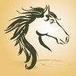 horse head - vector illustration horse head - vector illustration