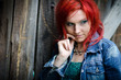 Foto: Beauty redhead girl Beauty redhead girl